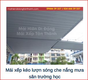 Mái hiên lượn sóng - Mái Che Tân Thành - Công Ty TNHH SX TM Và DV Tân Thành